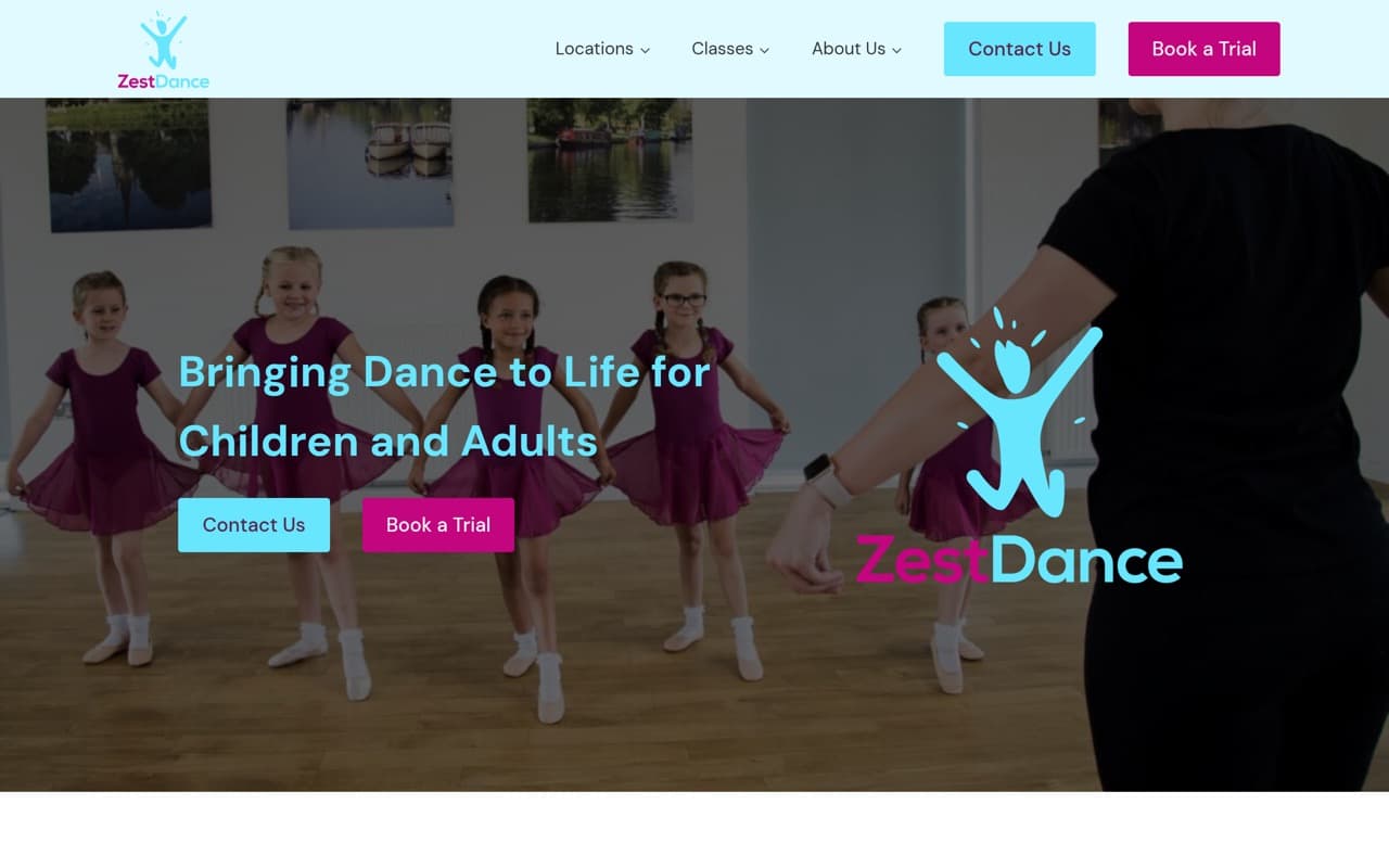 Zest Dance website